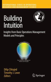 Hardcover Building Intuition: Insights from Basic Operations Management Models and Principles Book