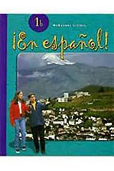 Paperback ?en Espa?ol!: M?s Pr?ctica Cuaderno (Workbook) with Lesson Review Bookmarks Level 1b [Spanish] Book