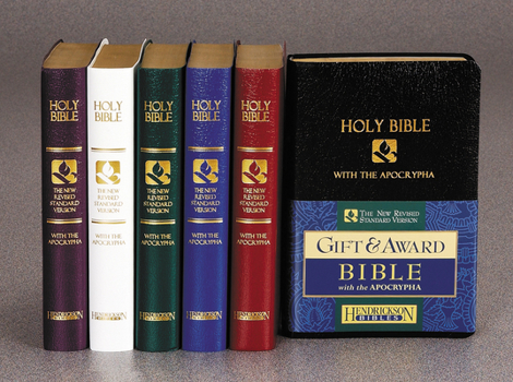 Leather Bound Gift & Award Bible-NRSV-Apocrypha Book