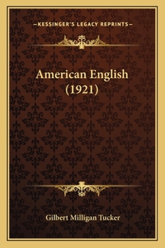 Paperback American English (1921) Book