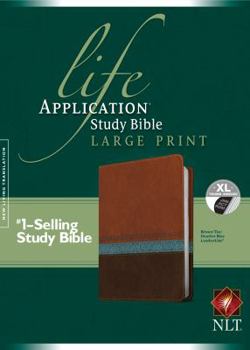 Imitation Leather Life Application Study Bible NLT, Large Print [Large Print] Book