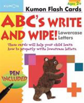 Cards ABC's Write and Wipe!: Lowercase Letters [With Pen] Book