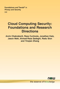 Paperback Cloud Computing Security: Foundations and Research Directions Book