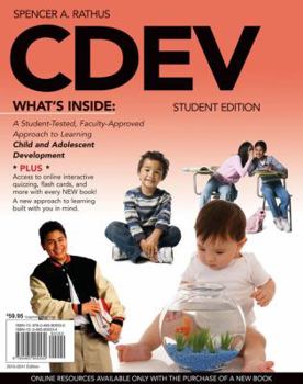 Paperback Cdev (with Review Card and Coursemate with Ebook, 1 Term (6 Months) Printed Access Card) [With Access Code] Book