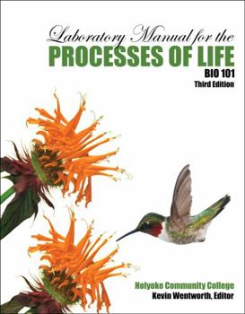 Spiral-bound Laboratory Manual for the Processes of Life: BIO 101 Book