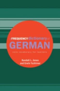 A Frequency Dictionary of German - Book  of the Routledge Frequency Dictionaries