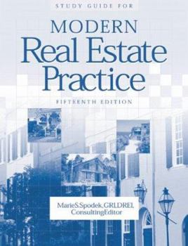 Paperback Study Guide for Modern Real Estate Practice Book