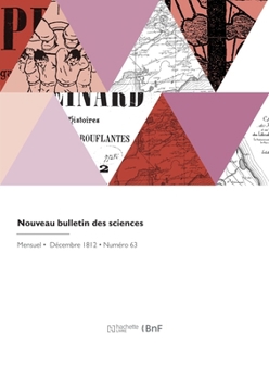 Paperback Nouveau bulletin des sciences [French] Book