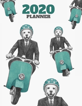 Paperback Undated Blank Weekly Planner: Funny Labrador Retriever Cover - Plan Day, Week, Month For The Year - Schedule Tasks Monthly or Yearly & See Each Hour Book