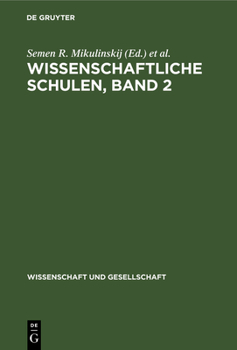 Hardcover Wissenschaftliche Schulen, Band 2 [German] Book