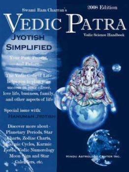 Paperback The Vedic Patra: 2008 Vedic Astrological Calender Book