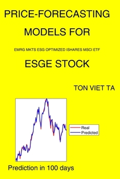 Paperback Price-Forecasting Models for Emrg Mkts ESG Optimized Ishares MSCI ETF ESGE Stock Book