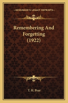 Remembering And Forgetting
