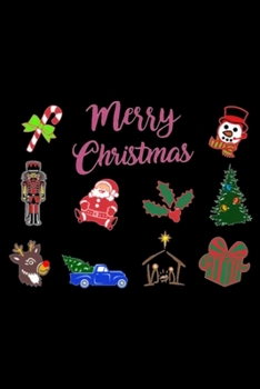 Merry Christmas Holiday Scene Clothing, Appare: Blank Lined Notebook Journal for Work, School, Office | 6x9 110 page