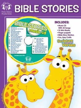Paperback Bible Stories 48-Page Workbook & CD Book