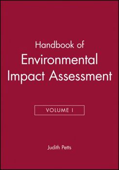 Hardcover Handbook of Environmental Impact Assessment, Volume 1 Book