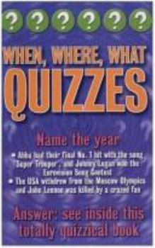 Paperback Categorically Quizzes: When, Where, What Quizzes (Categorical Quizzes) Book