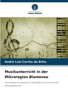 Paperback Musikunterricht in der Mikroregion Blumenau [German] Book