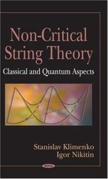 Hardcover Non-Critical String Theory Book