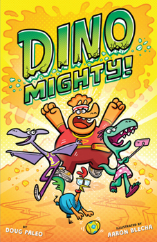 Hardcover Dinomighty!: Dinosaur Graphic Novel Book