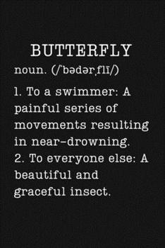 Paperback Butterfly: Funny Insect Gifts - Small Lined Writing Journal or Notebook (Card Alternative) (Definition, Humor) Book