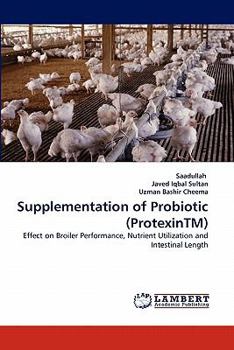 Paperback Supplementation of Probiotic (ProtexinTM) Book