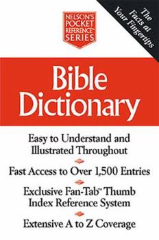 Paperback Bible Dictionary Nelson's Pocket Reference Series Book