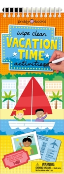 Spiral-bound Wipe Clean Activities: Vacation Time Book