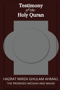 Paperback Testimon y of the Holy Quran Book