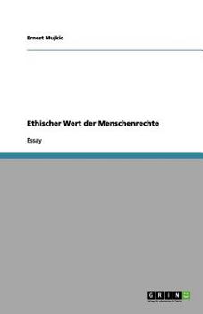 Paperback Ethischer Wert der Menschenrechte [German] Book