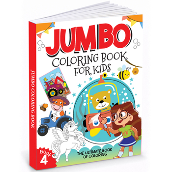 Paperback Jumbo coloring book-4 Book