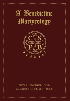 Hardcover A Benedictine Martyrology Book