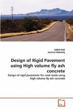 Paperback Design of Rigid Pavement using High volume fly ash concrete Book