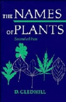 Paperback The Names of Plants Book