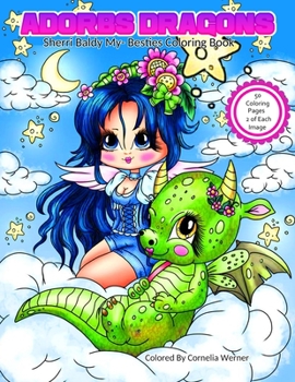 Paperback Adorbs Dragons Sherri Baldy My-Besties Coloring Book