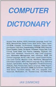 Paperback Computer Dictionary Book