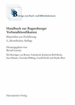 Hardcover Handbuch Zur Regensburger Verbundklassifikation: Materialien Zur Einfuhrung [German] Book