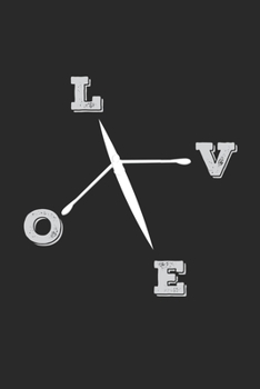 Love: Notebook A5 Size, 6x9 inches, 120 dotted dot grid Pages, Rowing Sculling Rower Sports