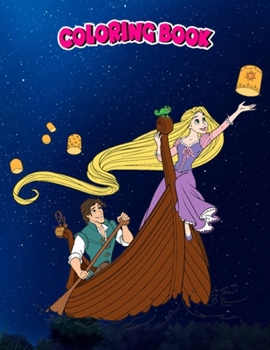 Coloring Book: Best Cartoon rapunzel, Children Coloring Book, 100 Pages to Color