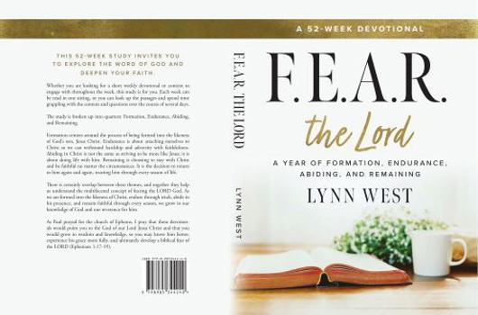 Paperback F.E.A.R. the Lord: A Year of Formation, Endurance, Abiding, and Remaining Book