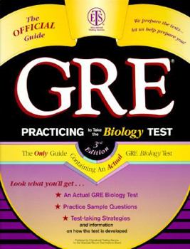 Paperback Gre: Practicing to Take the Biology Test : The Official Guide (3rd ed) Book