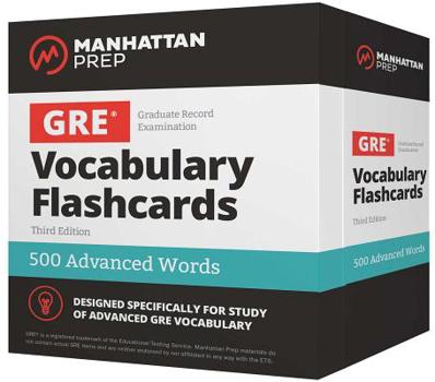Misc. 500 Advanced Words: GRE Vocabulary Flashcards Book