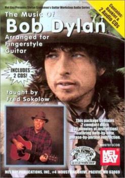 Audio CD Music of Bob Dylan: Arranged for Fingerstyle Guitar Book