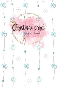 Paperback Christmas card address book: Mailings card address book tracker cards send receive notebooks Record For Cards You Send, Ten Year Book