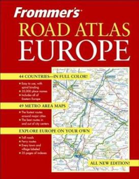 Paperback Frommer's Road Atlas Europe Book