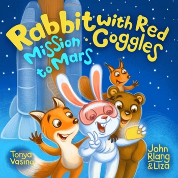 Paperback Rabbit with Red Goggles. Mission to Mars. Book