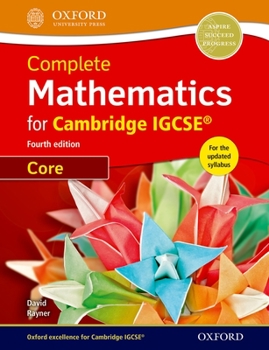 Paperback Complete Mathematics for Cambridge Igcse Student Book (Core) Book