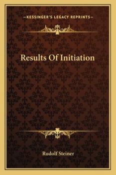 Paperback Results Of Initiation Book