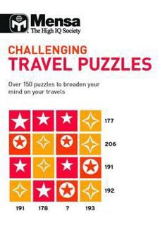 Paperback Mensa Challenging Travel Puzzles Book