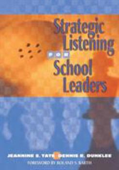 Paperback Strategic Listening for School Leaders Book